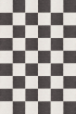 Chess Flatweave Black And White