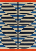 Stripy Stem Azure 464308