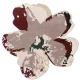 Shaped Magnolia Burgundy 162303