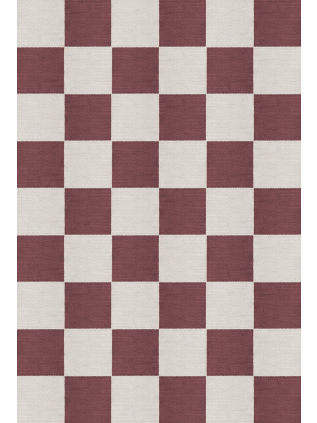 Chess Flatweave Burgundy